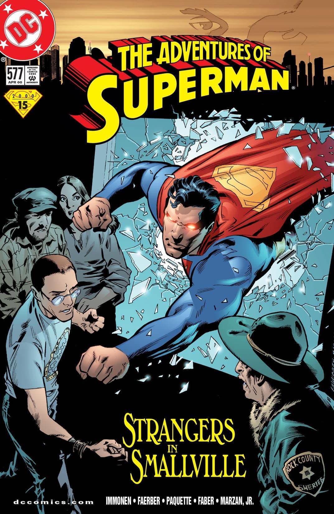 Adventures of Superman #577 cover