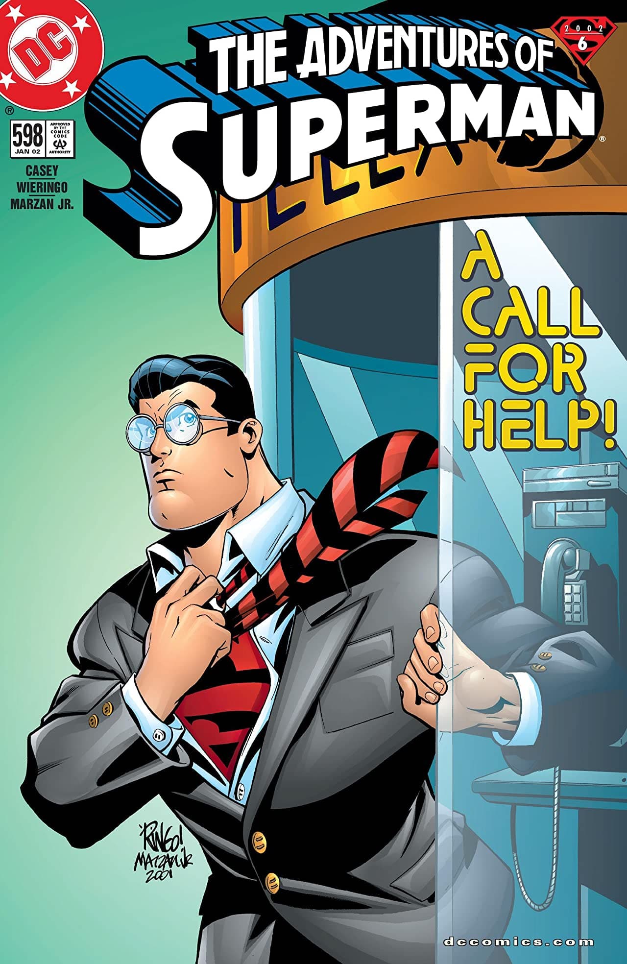 Adventures of Superman #598 cover