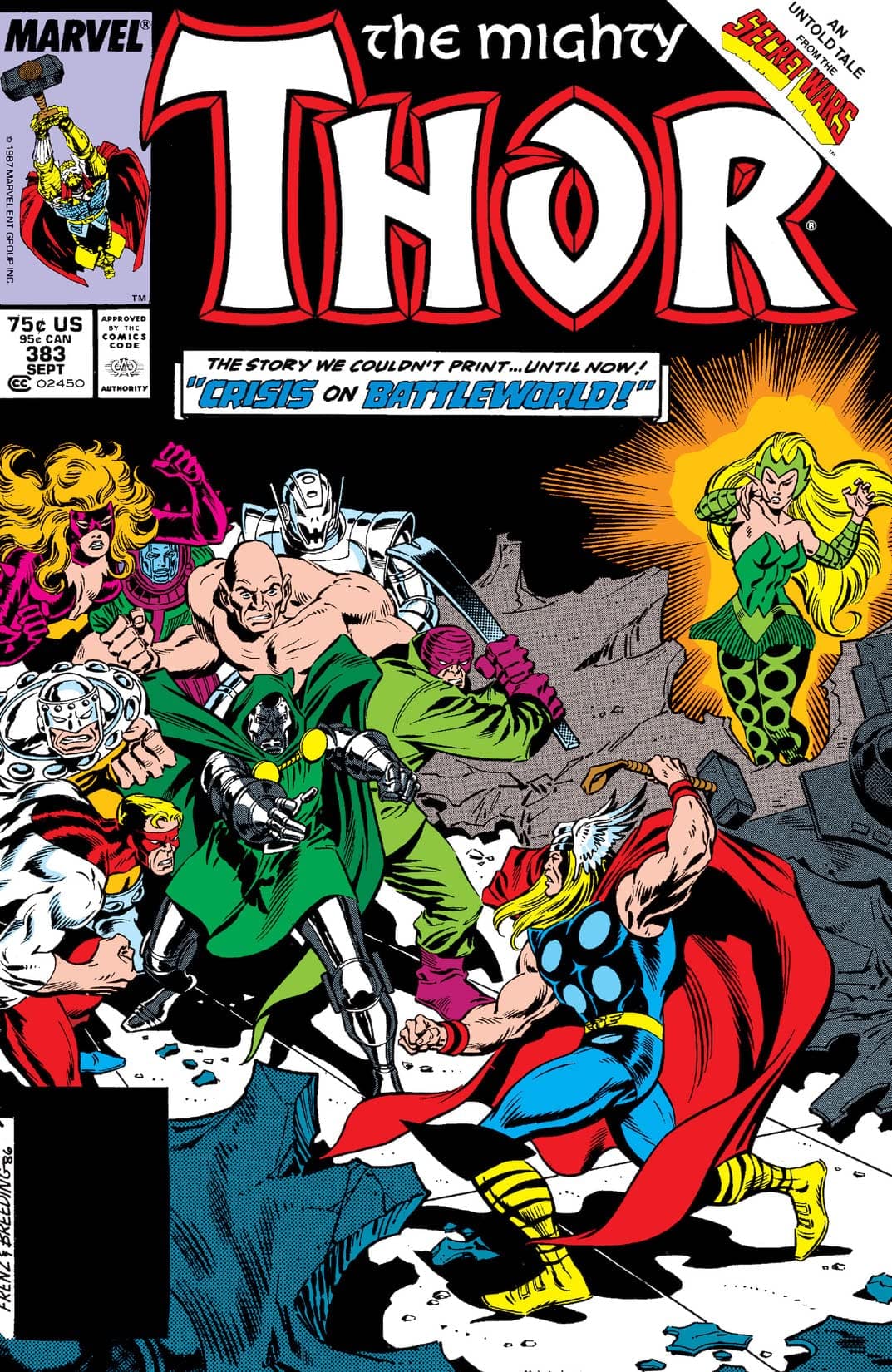 Thor #383 cover