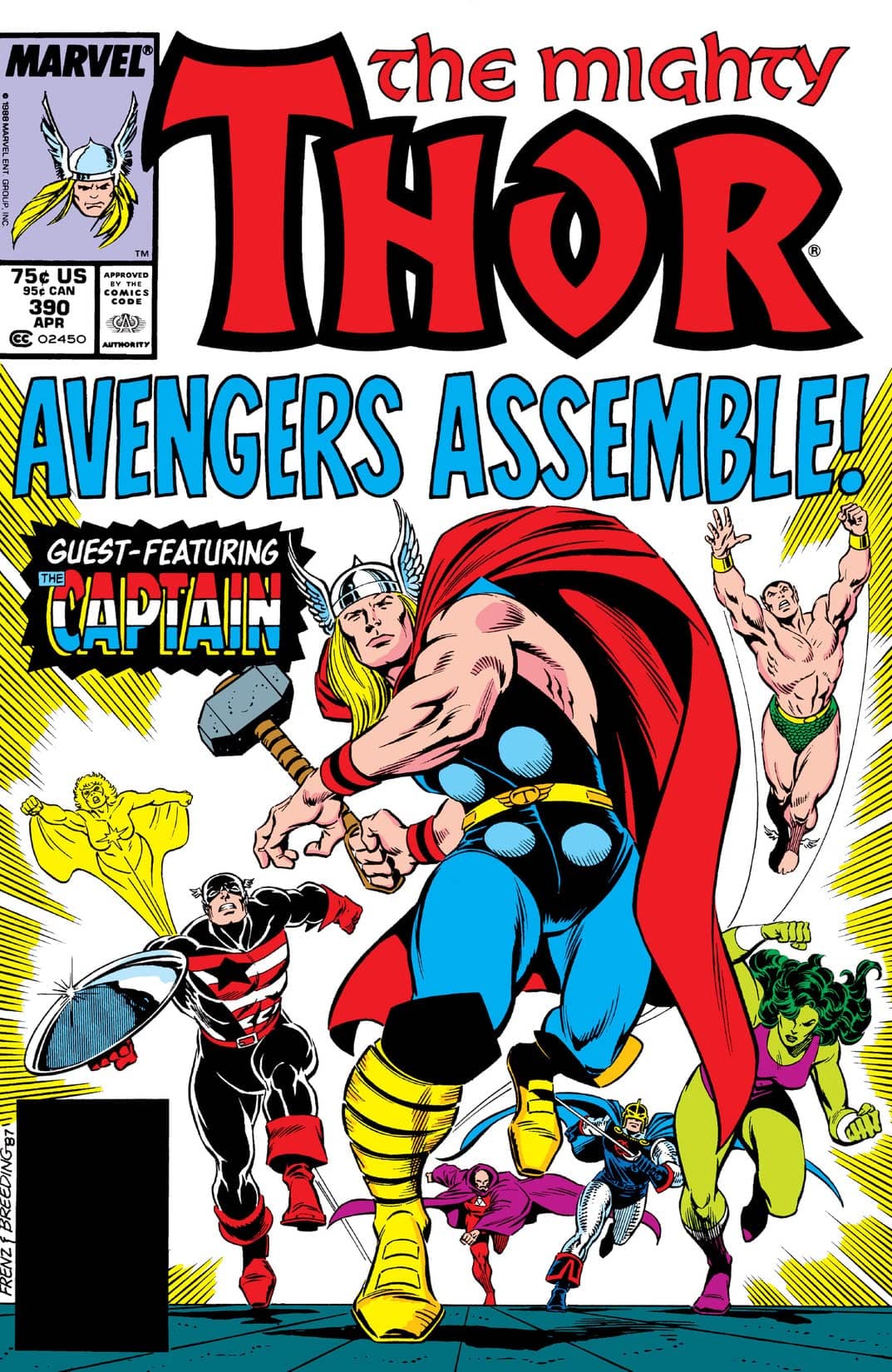 Thor #390 cover