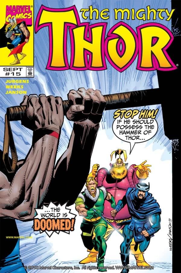 Thor #15 cover