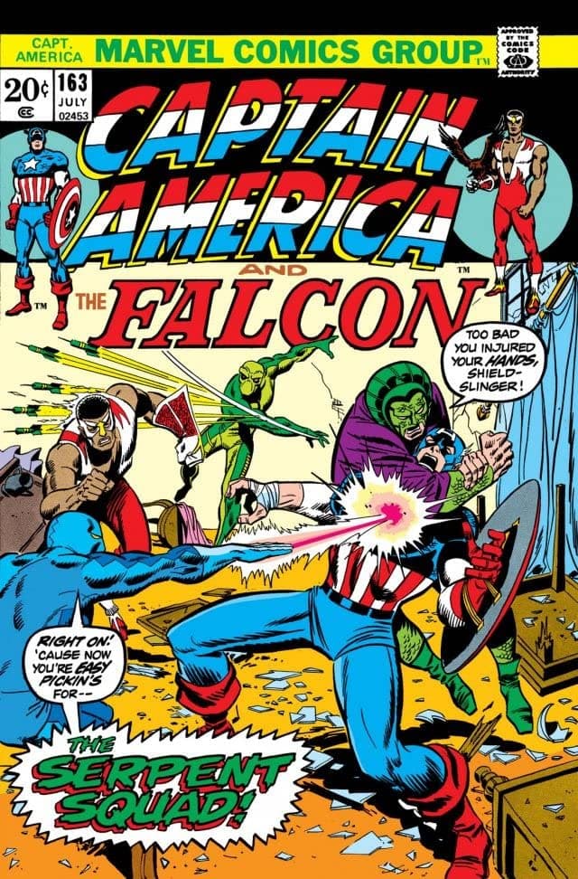 Captain America #163 cover