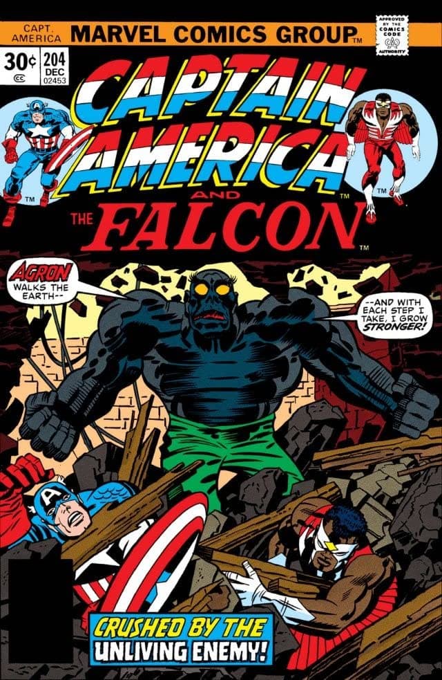 Captain America #204 cover
