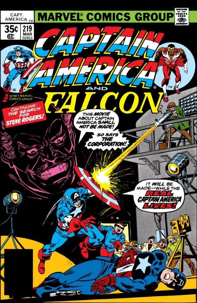 Captain America #219 cover