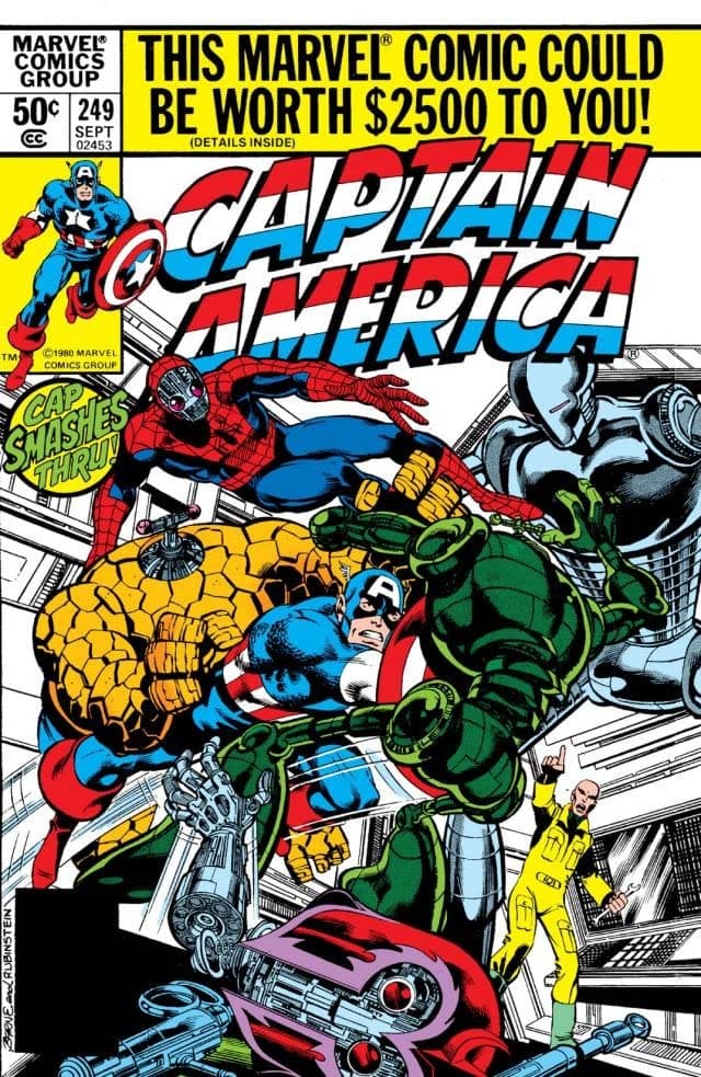 Captain America #249 cover