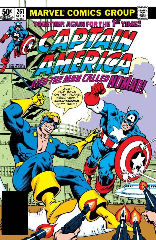 Captain America #261 cover