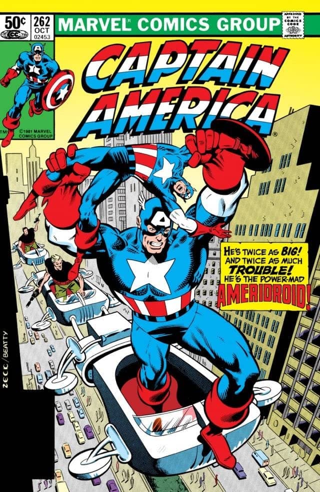 Captain America #262 cover