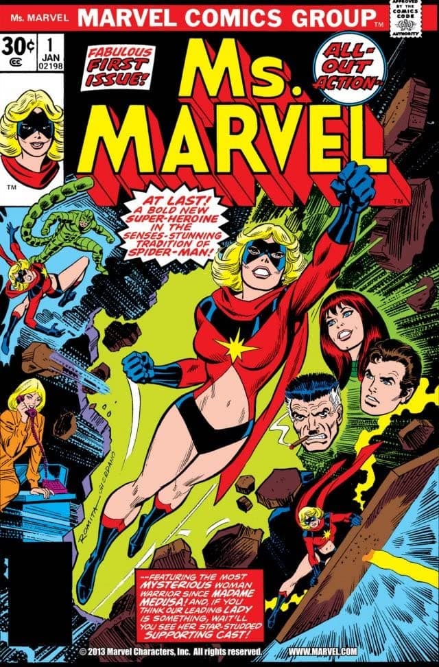 Ms. Marvel #1 cover