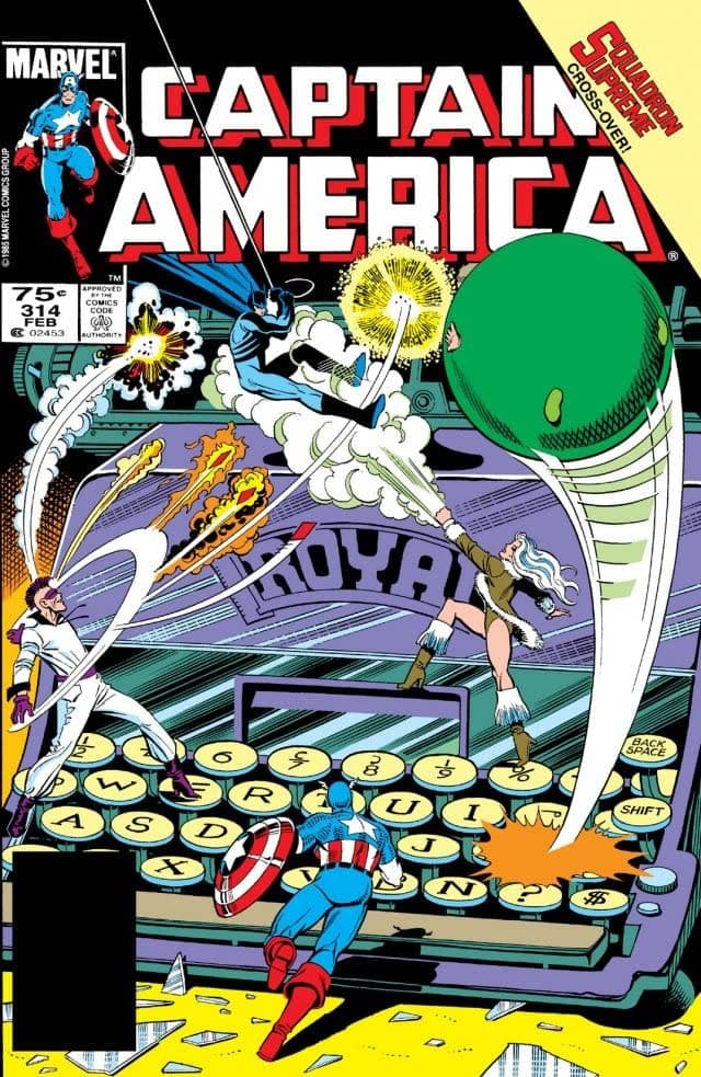 Captain America #314 cover