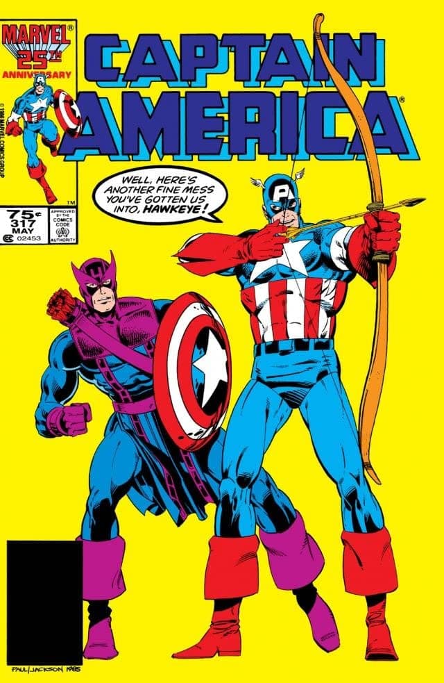 Captain America #317 cover