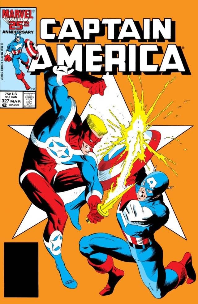 Captain America #327 cover