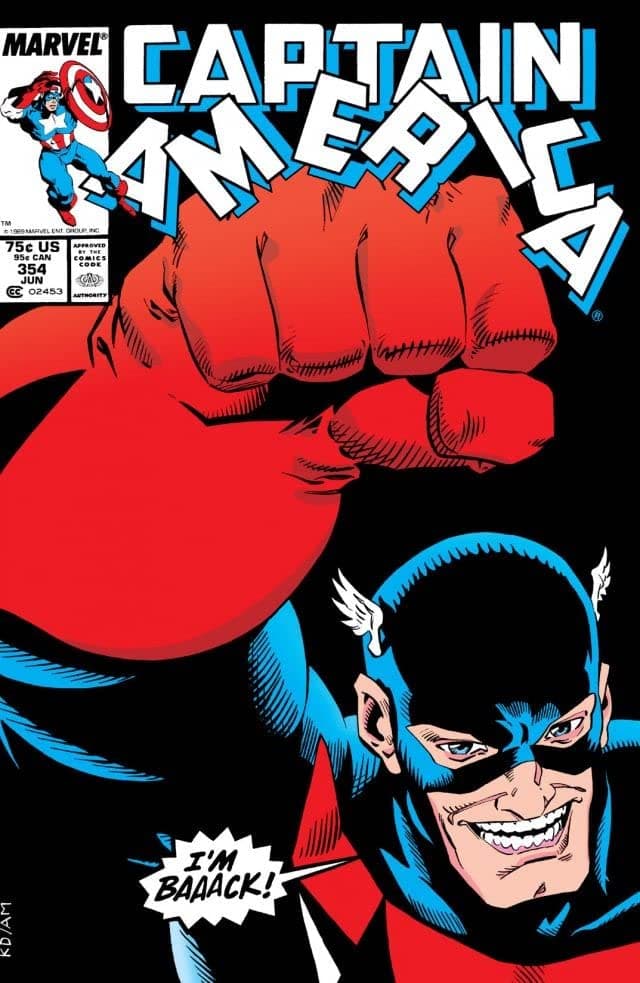 Captain America #354 cover