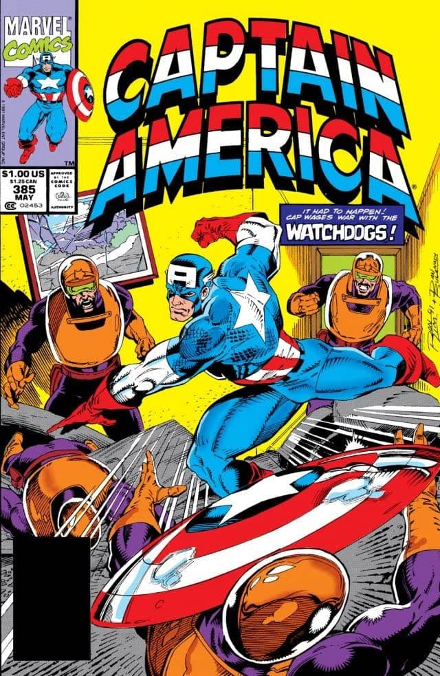 Captain America #385 cover
