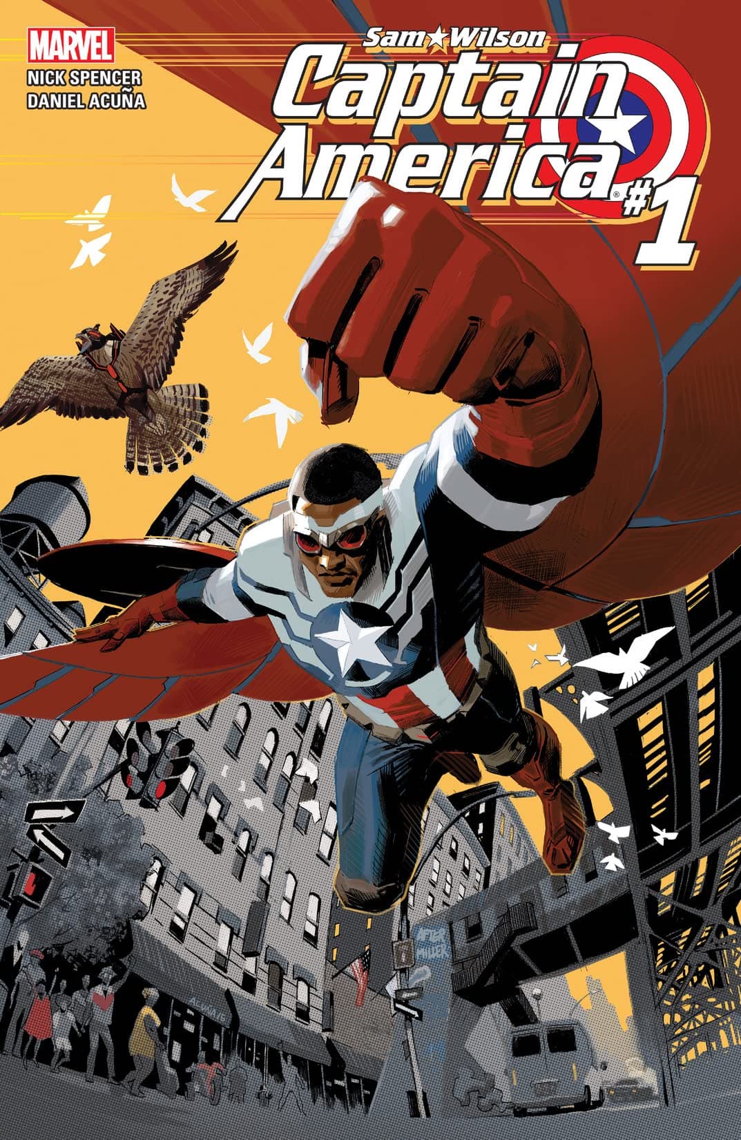 Captain America: Sam Wilson cover — © Marvel Comics