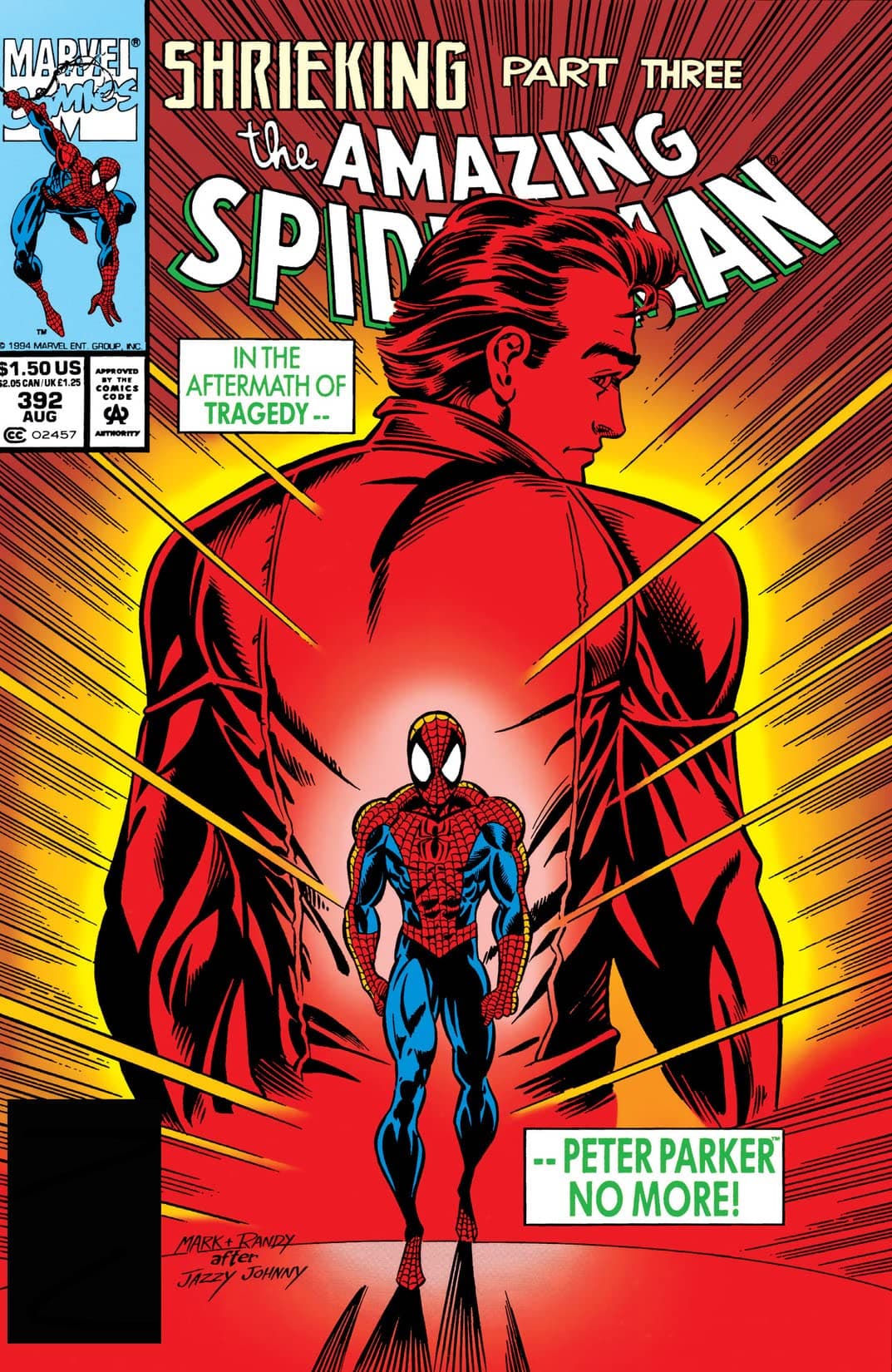 The Amazing Spider-Man #392 cover