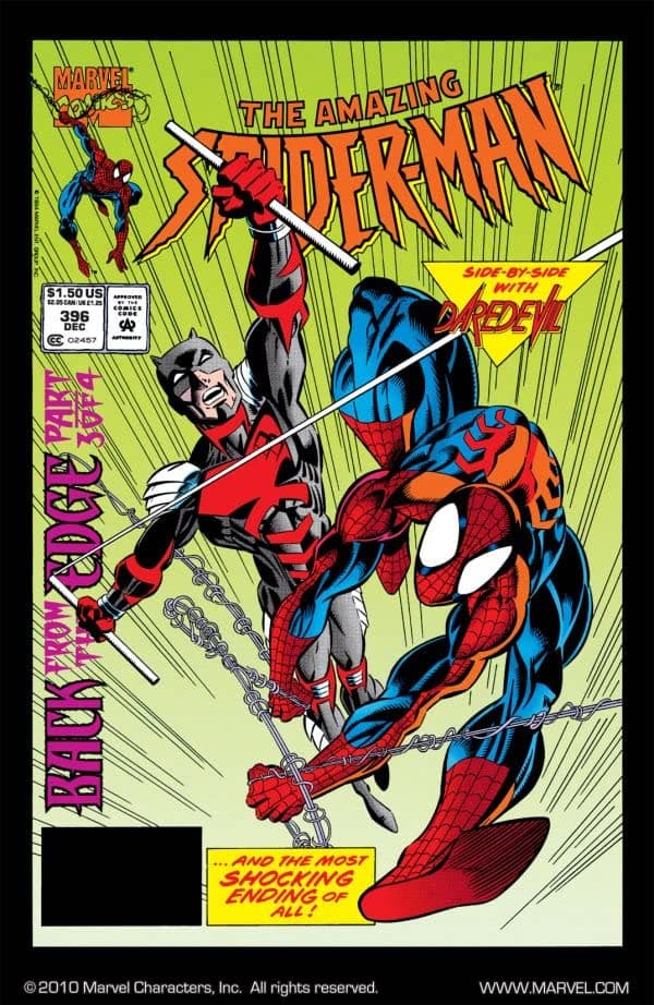 The Amazing Spider-Man #396 cover