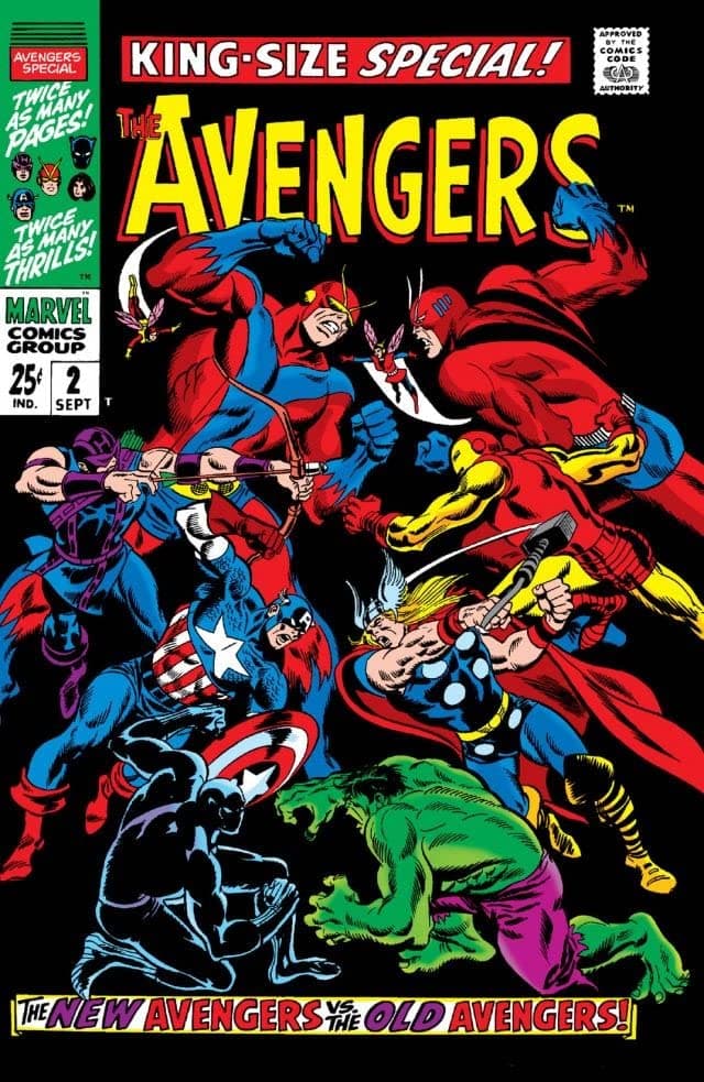 The Avengers Annual #2 cover