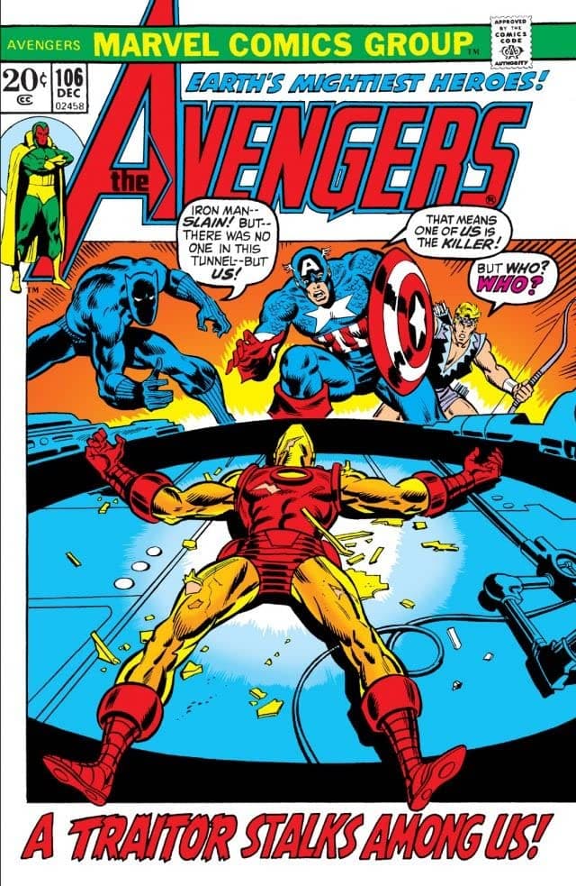 The Avengers #106