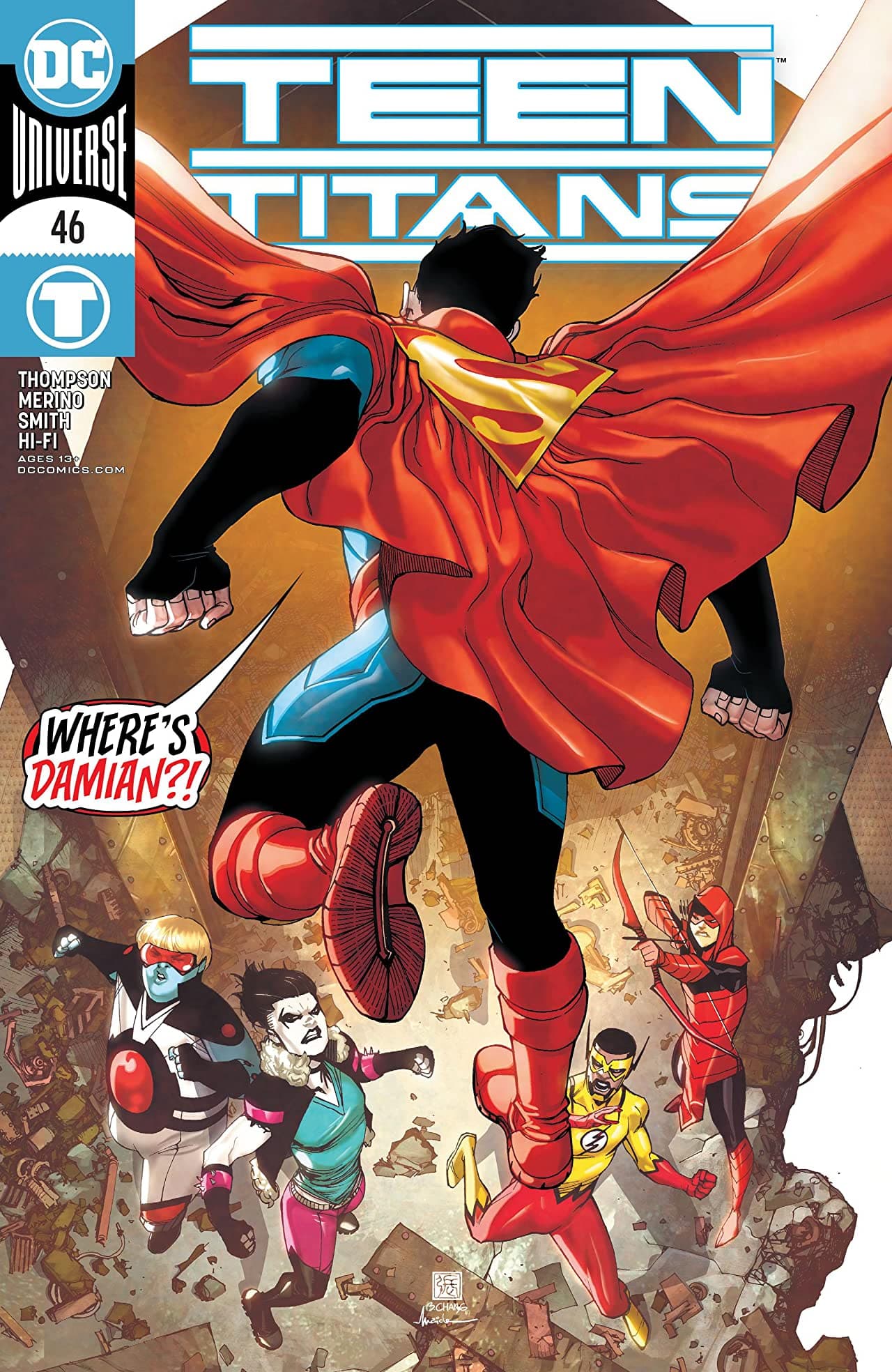 Teen Titans #46 cover