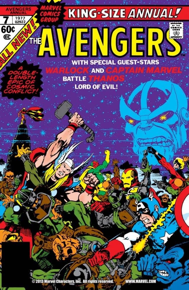 The Avengers Annual #7 cover