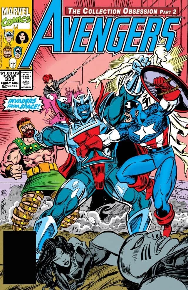 The Avengers #335 cover