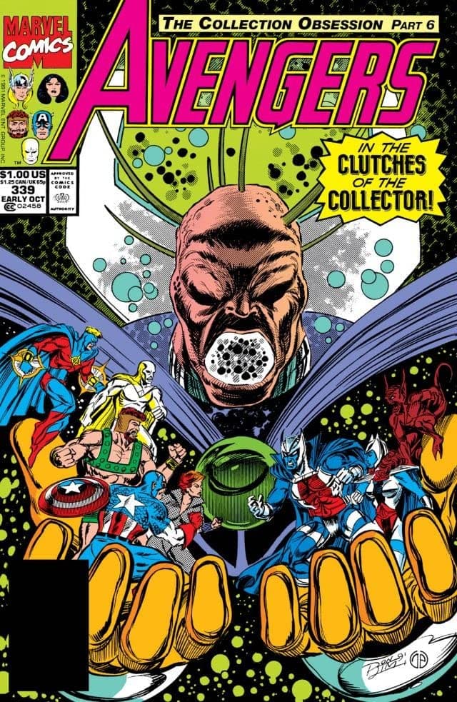 The Avengers #339 cover