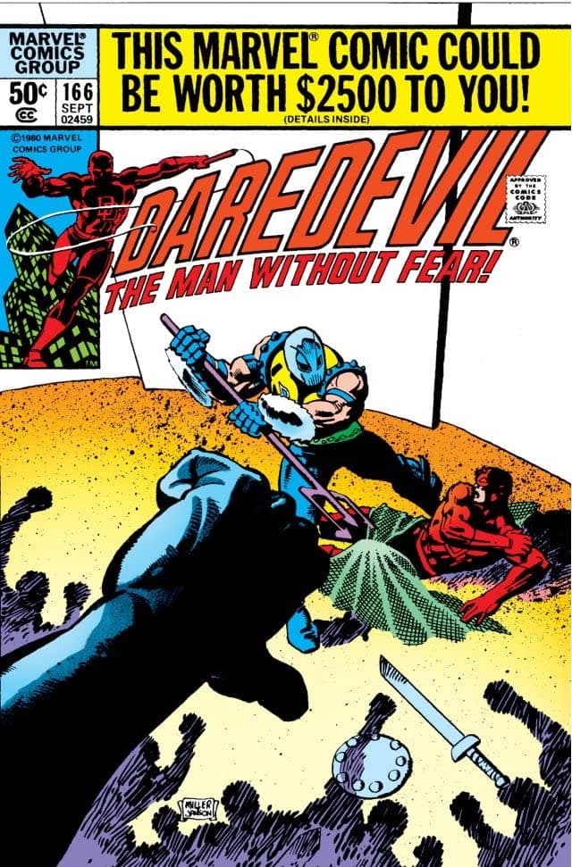 Daredevil #166 cover
