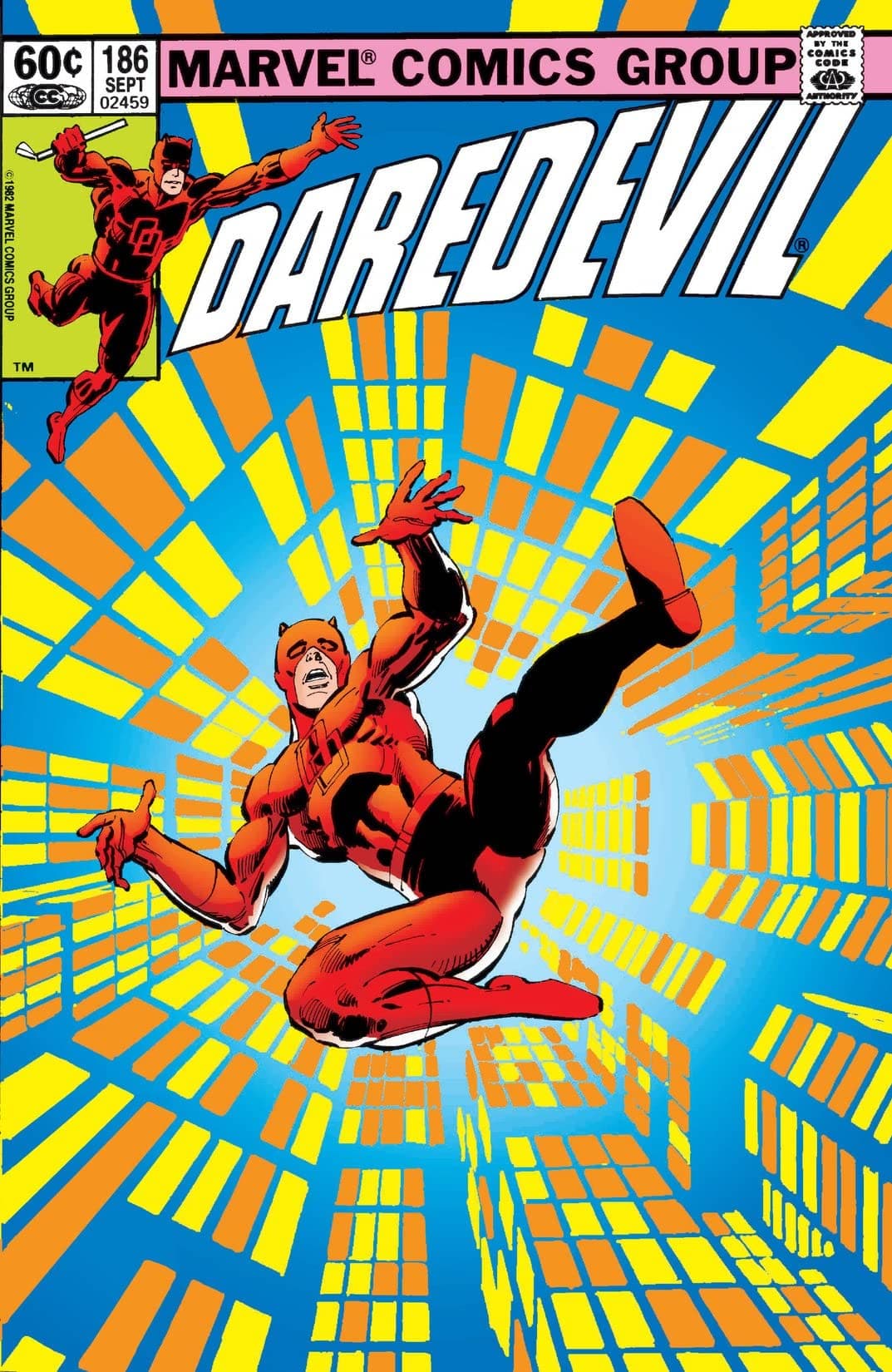 Daredevil #186 cover