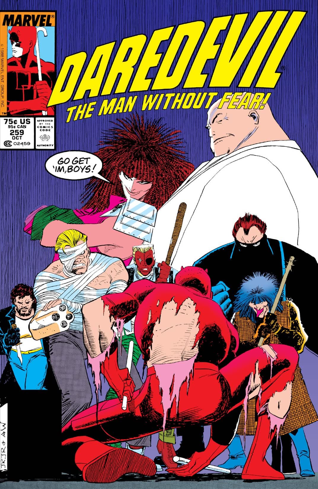 Daredevil #259 cover
