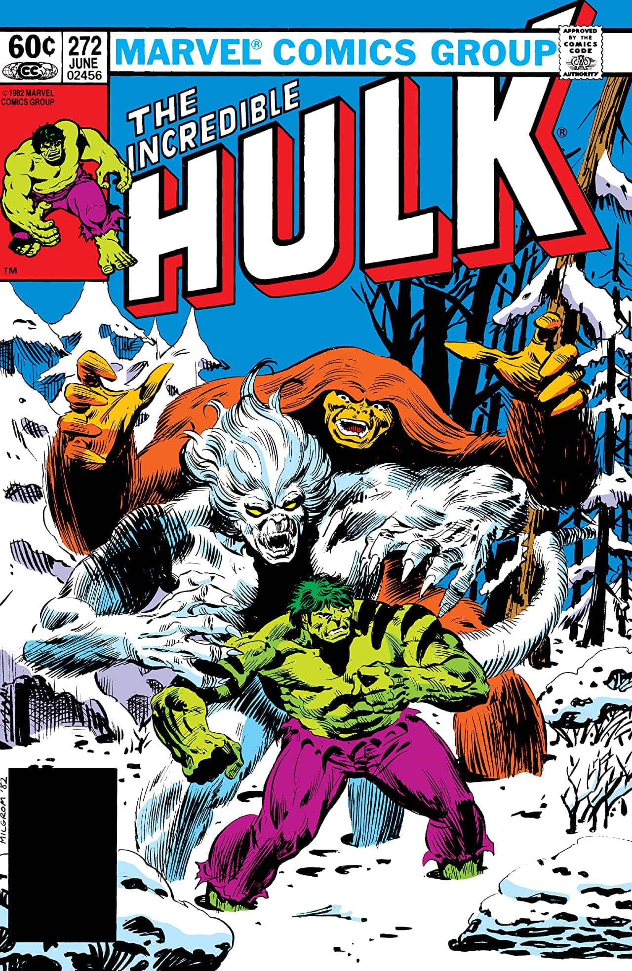 The Incredible Hulk #272 cover