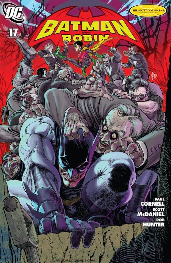 Batman and Robin #17 cover