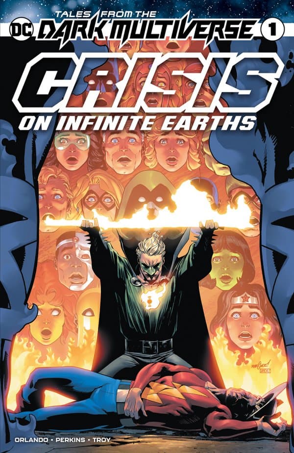 Tales from the Dark Multiverse: Crisis on Infinite Earths cover — © DC Comics