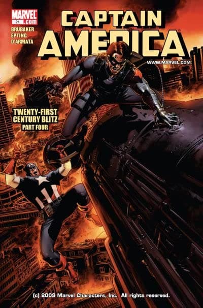 Captain America #21 cover