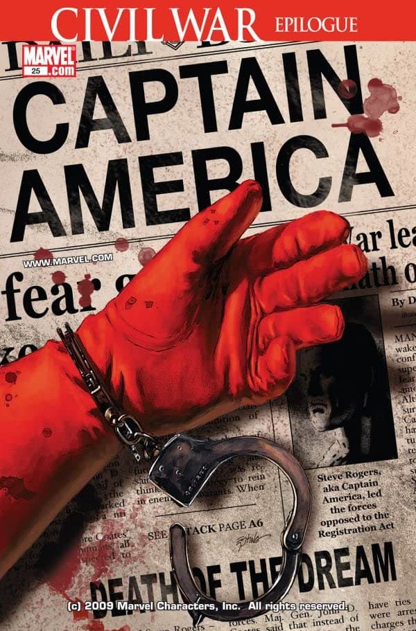 Captain America #25 cover