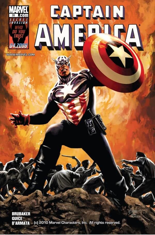 Captain America #35 cover