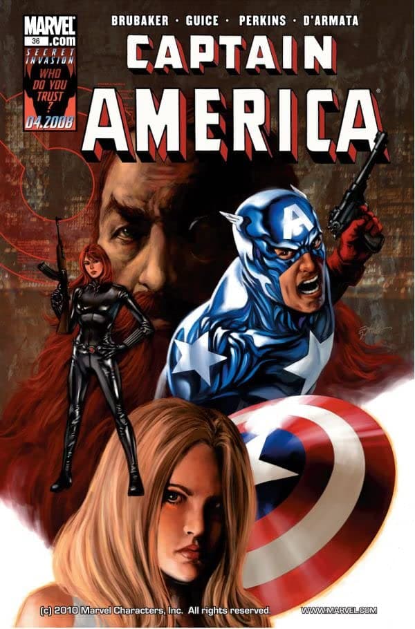Captain America #36 cover
