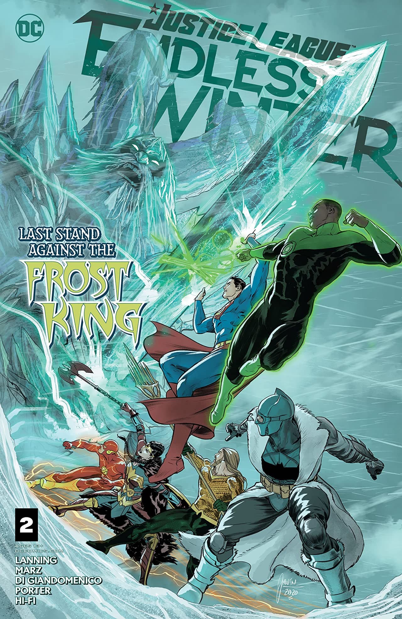 Justice League: Endless Winter #2 cover