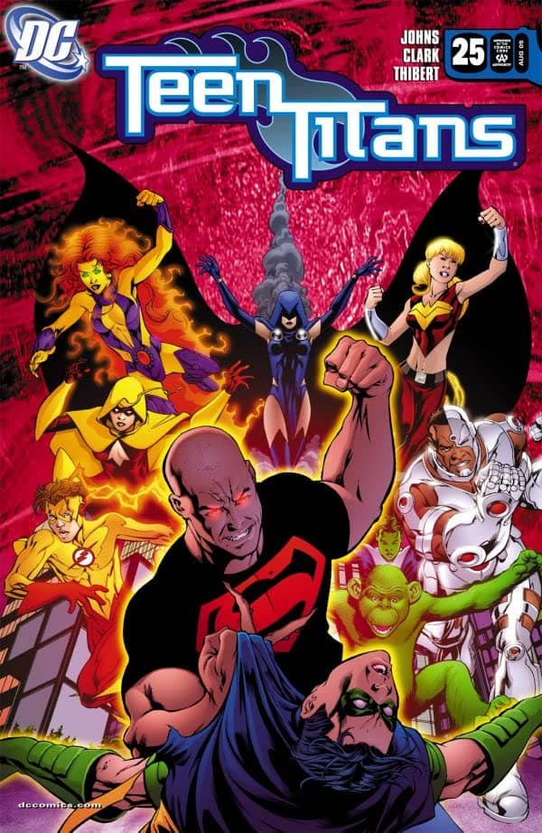 Teen Titans #25 cover
