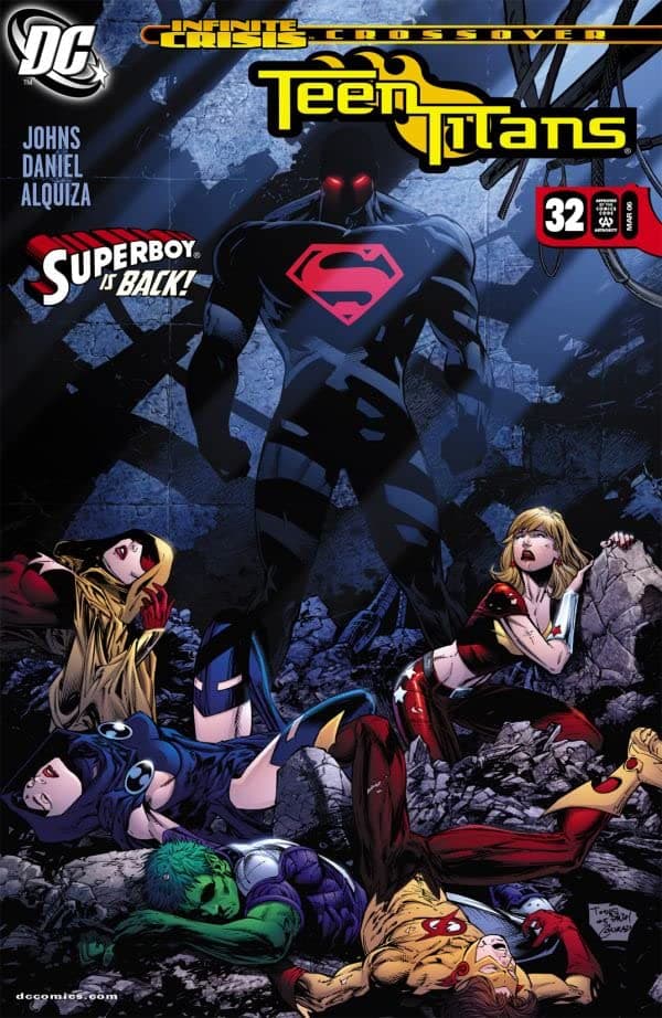 Teen Titans #32 cover