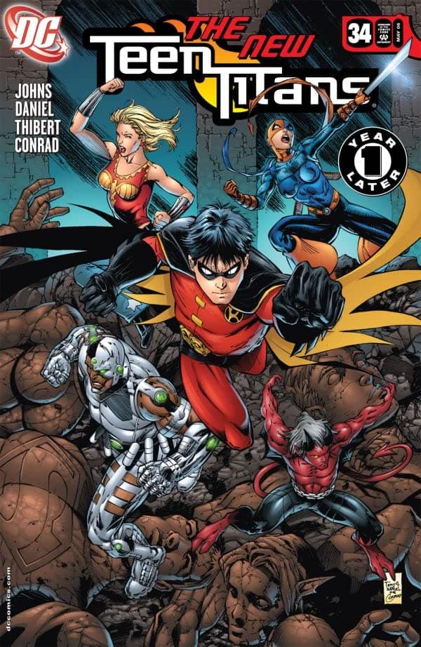 Teen Titans #34 cover