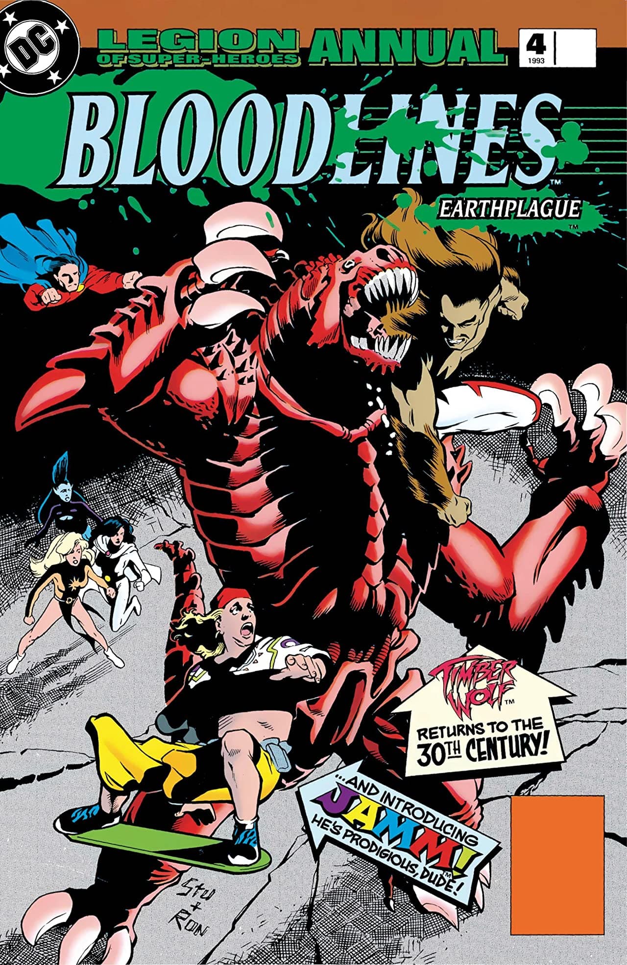 Legion of Super-Heroes Annual #4 cover