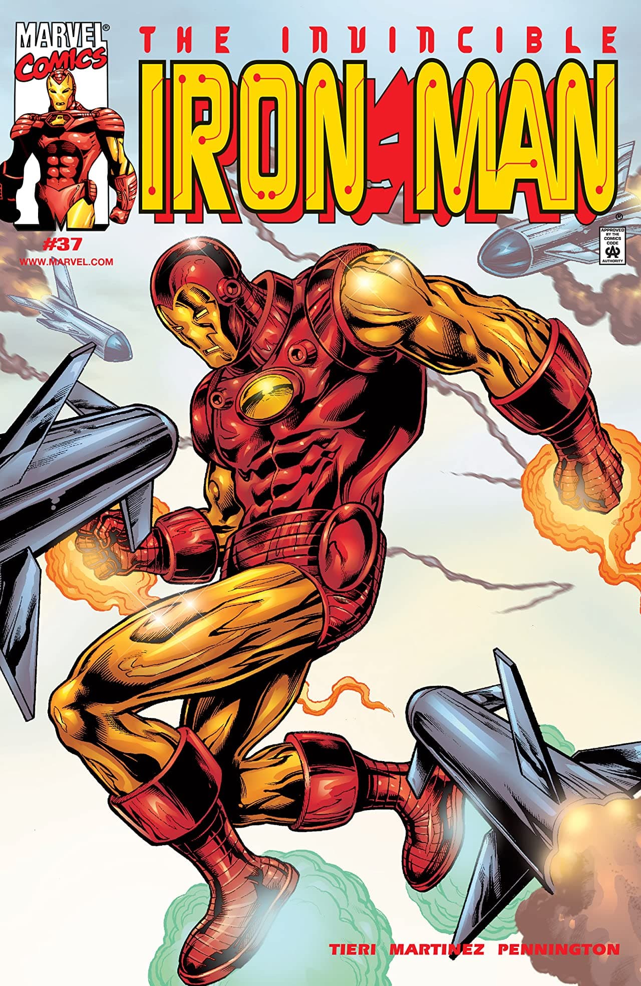 Iron Man #37 cover
