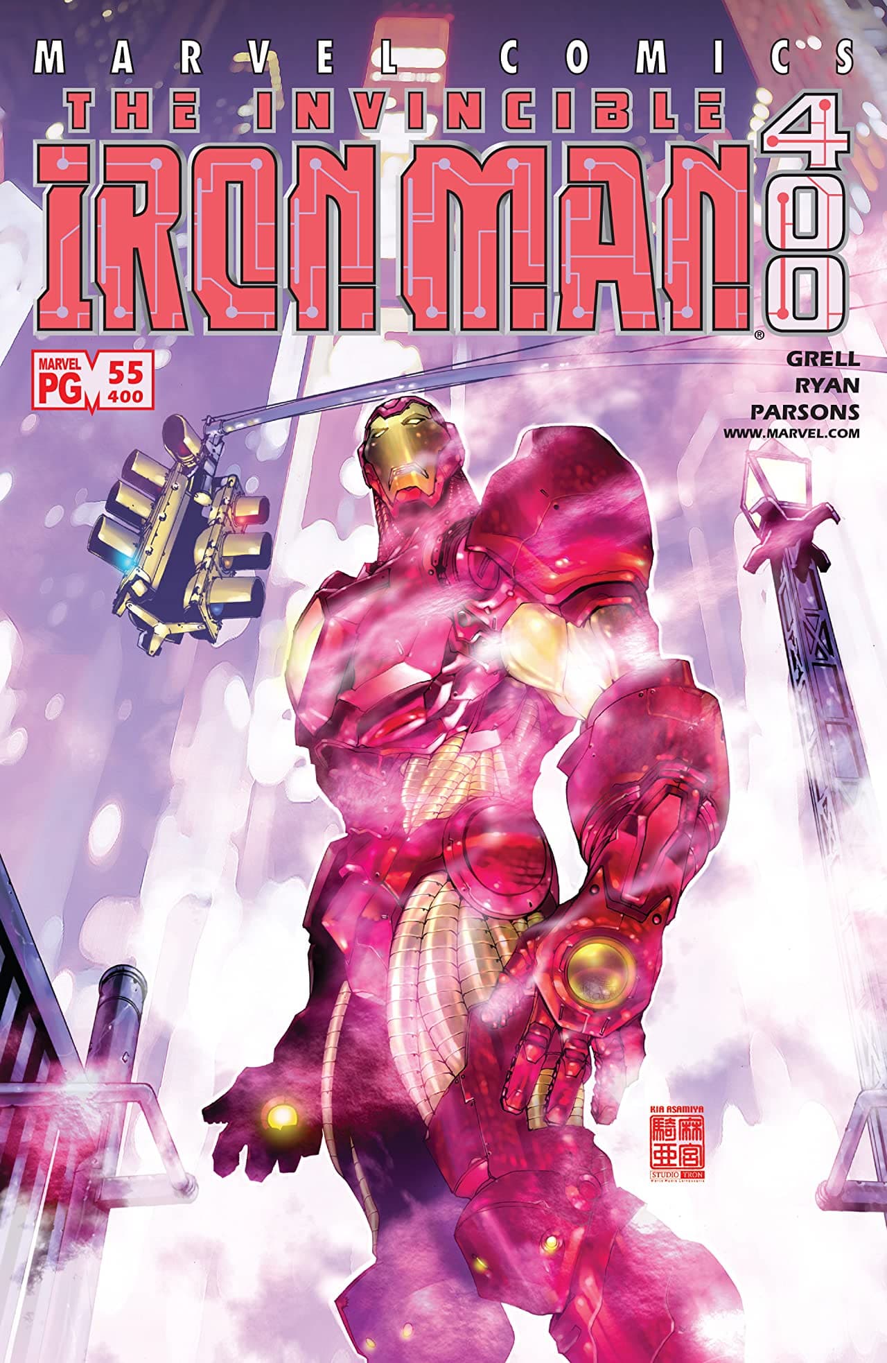 Iron Man #55 cover