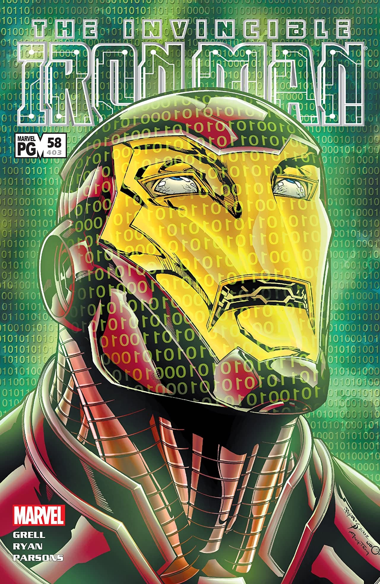 Iron Man #58 cover