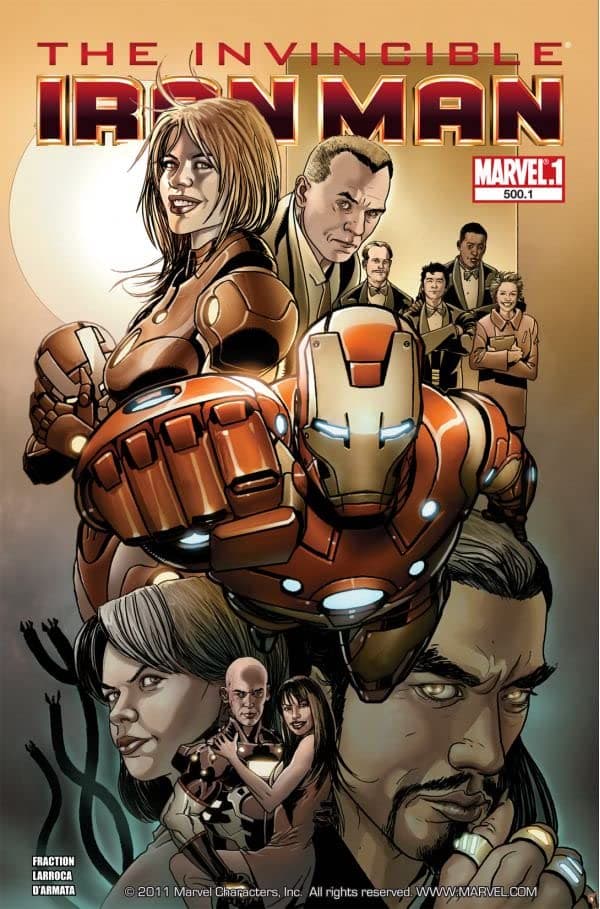 Invincible Iron Man #500.1 cover