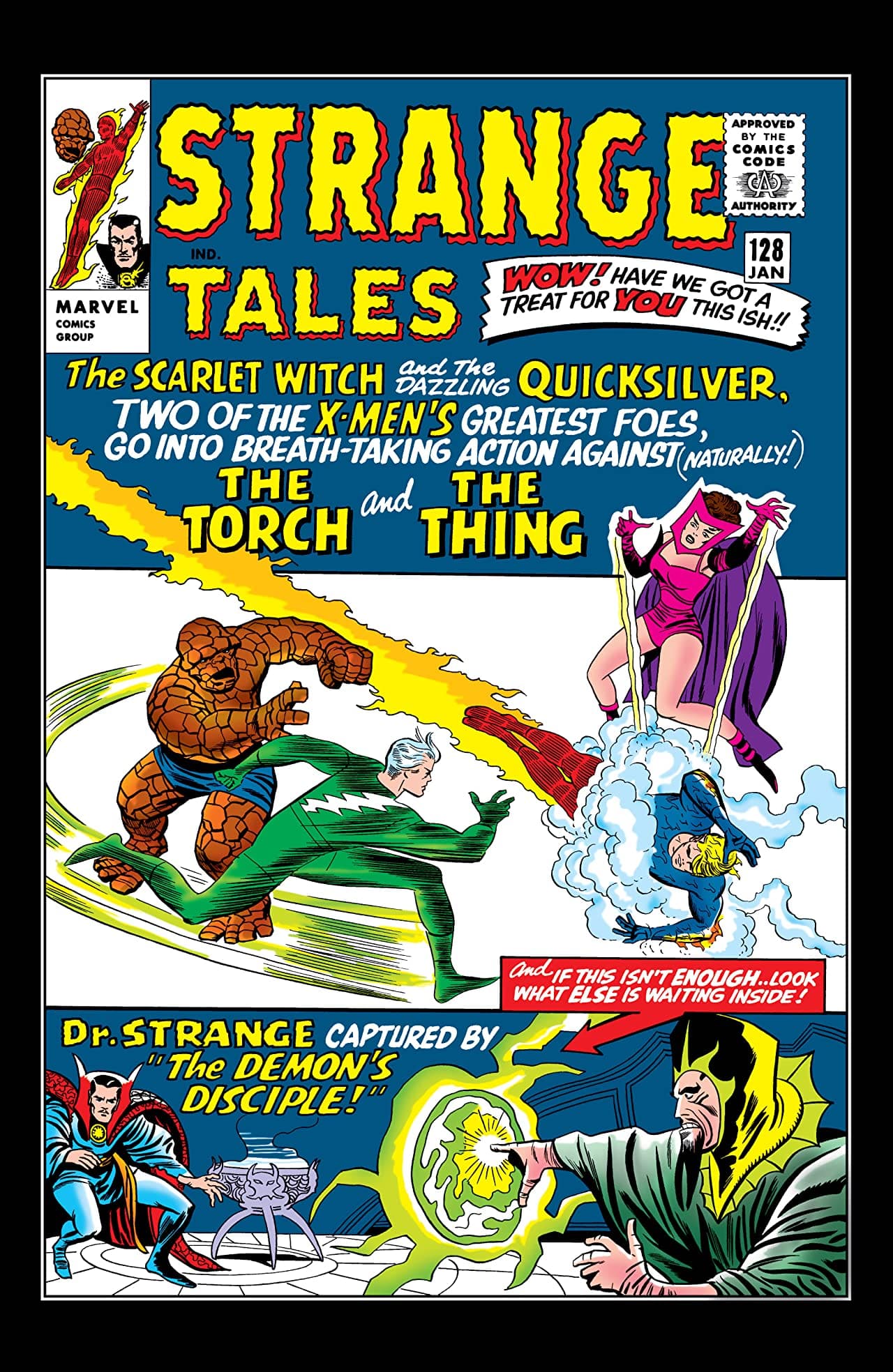Strange Tales #128 cover
