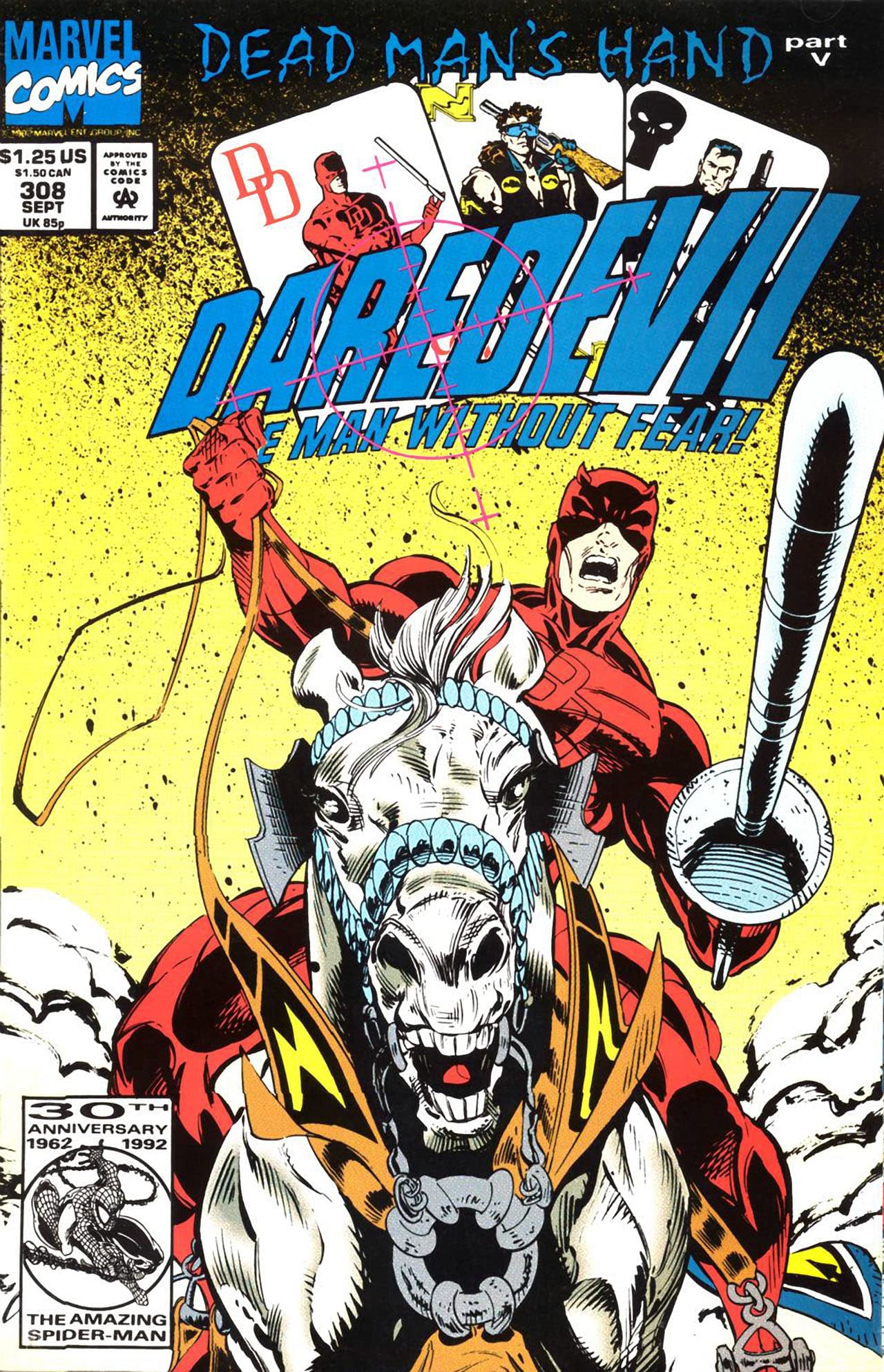 Daredevil #308 cover