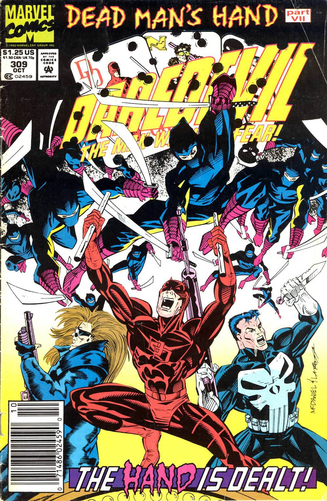 Daredevil #309 cover
