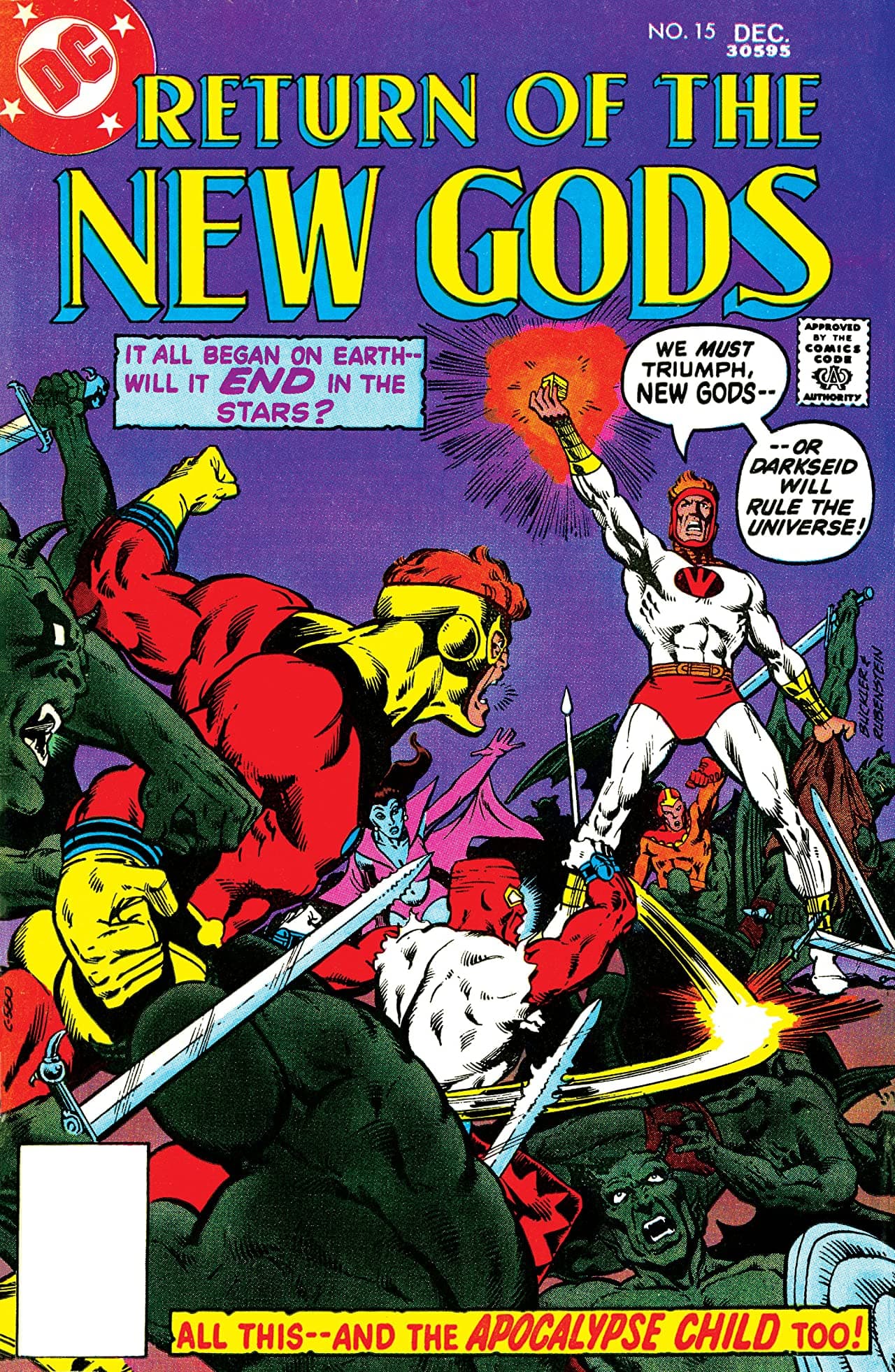 The New Gods #15 cover