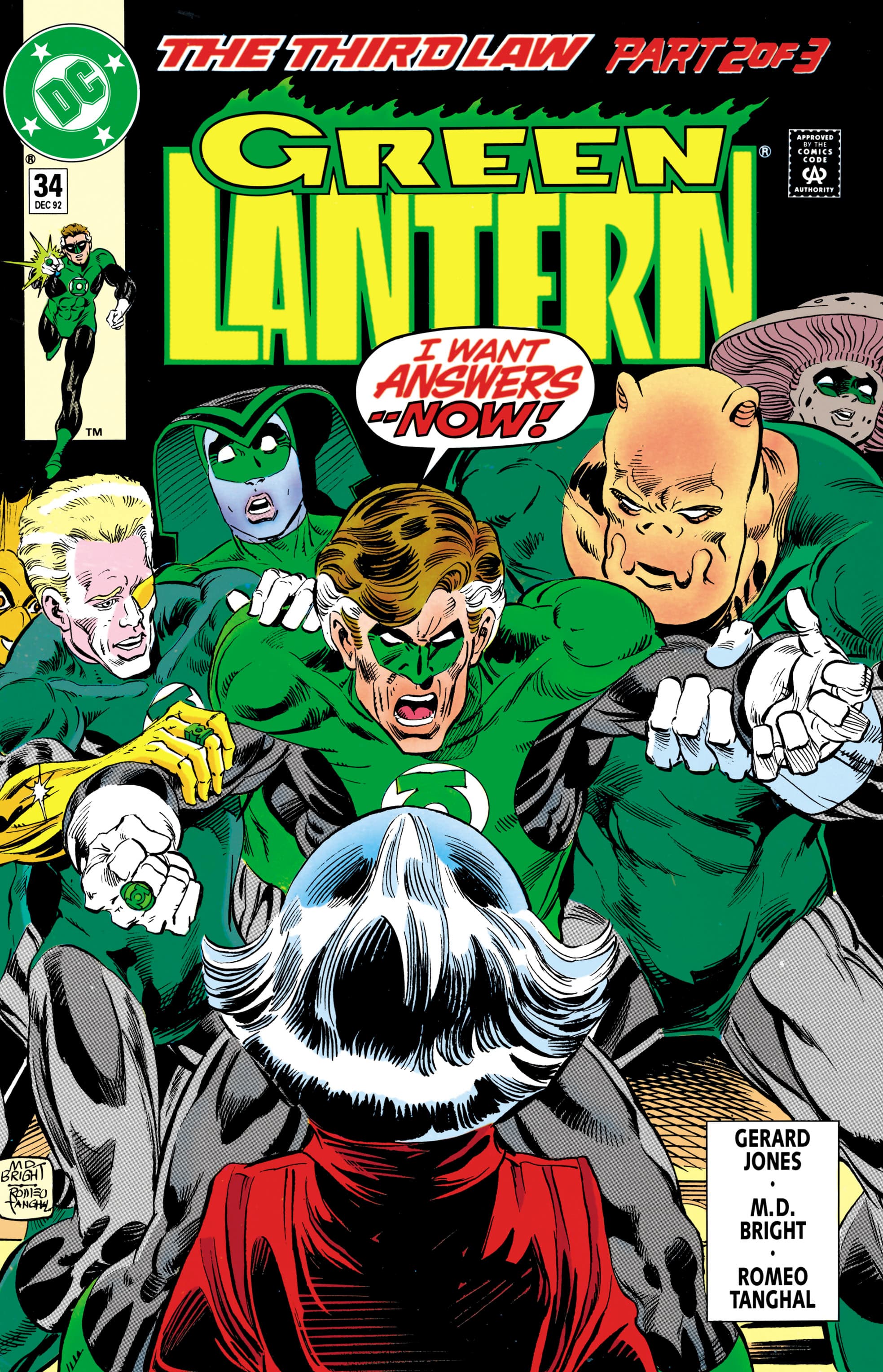 Green Lantern #34 cover